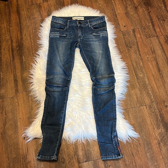 Etienne Marcel Skinny Moto Jeans - Picture 2 of 10